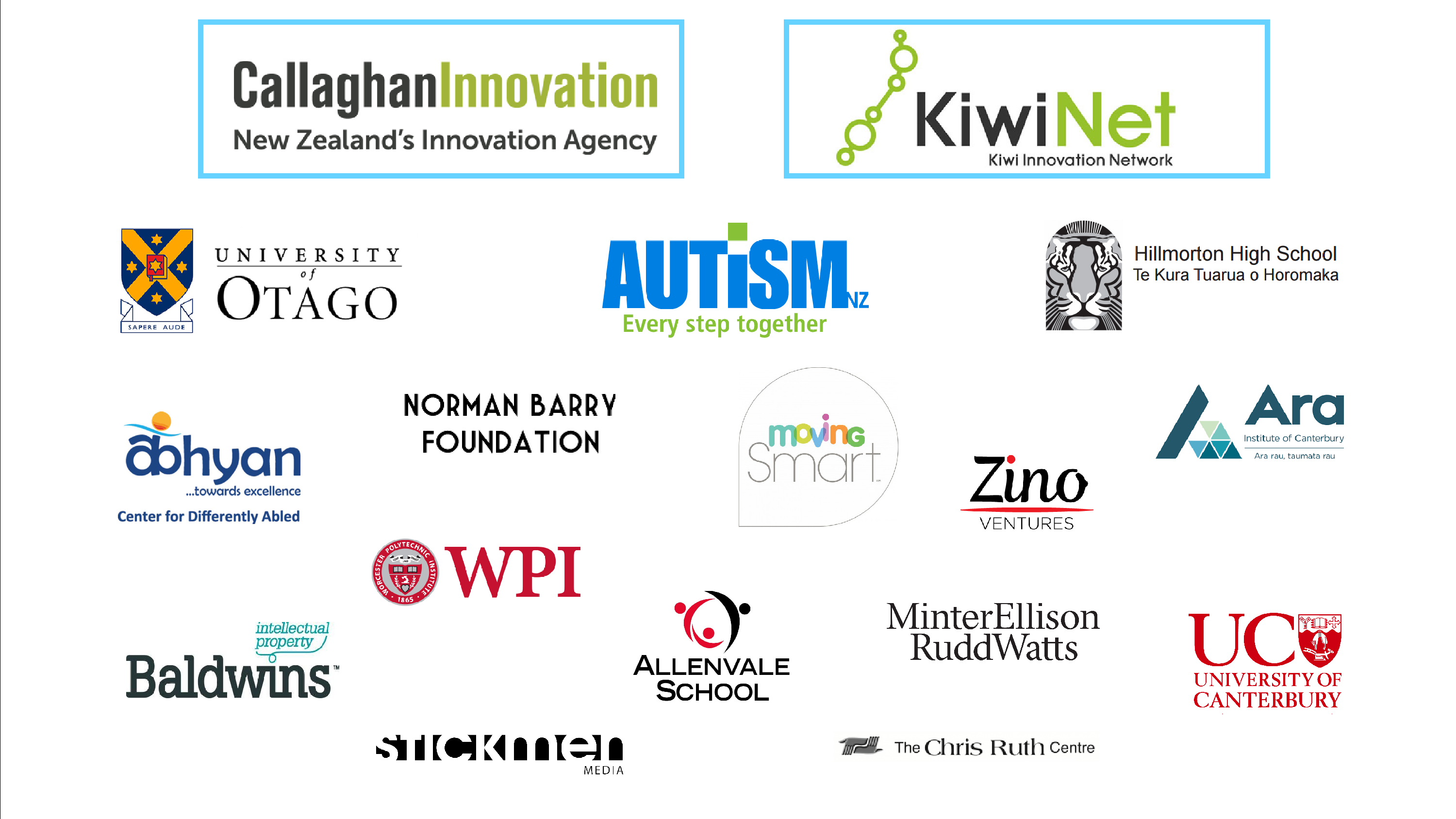 Partner and acknowledgement logos
